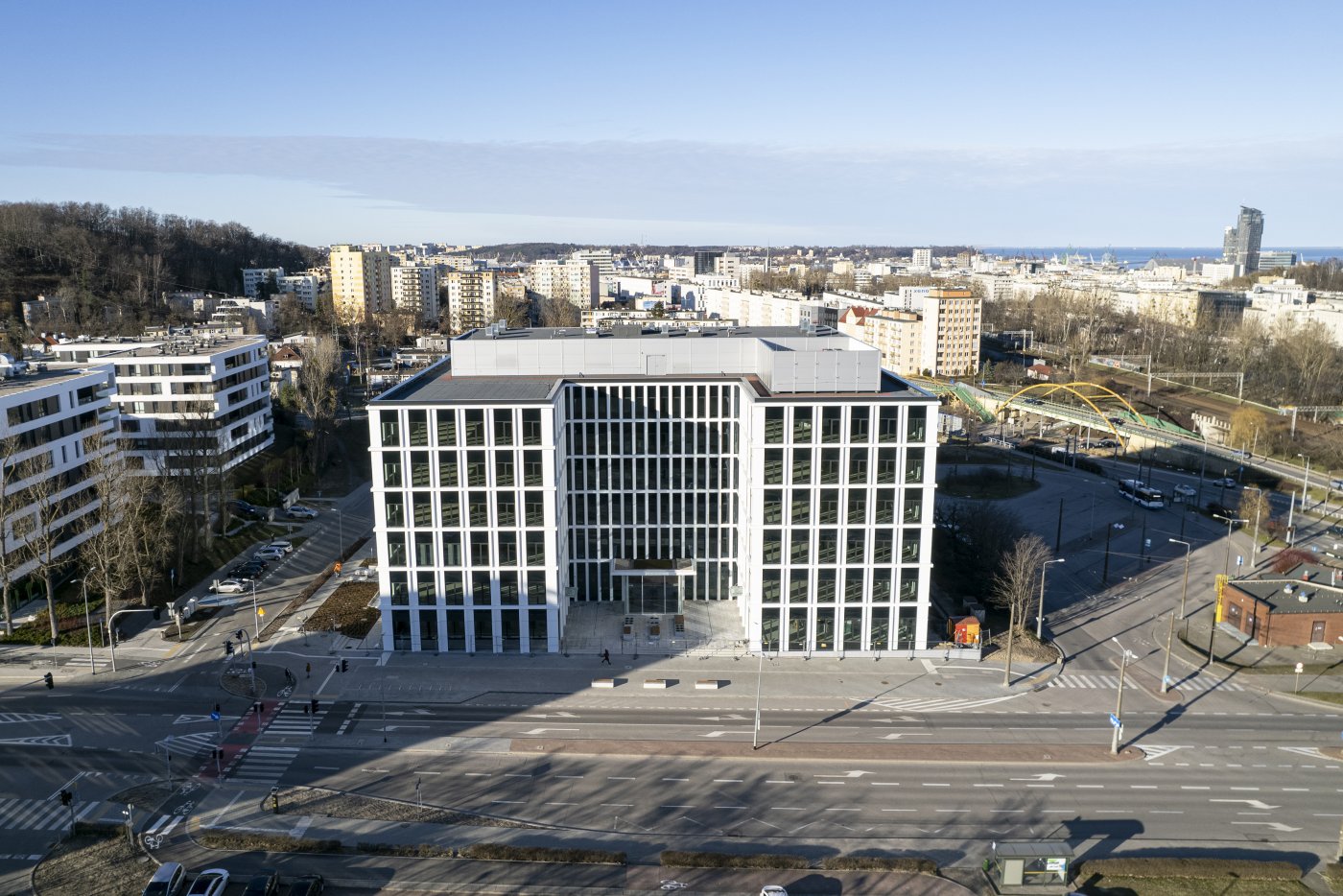 Biurowiec K2 przy ul. Kieleckiej w Gdyni - to inwestycja biurowa, dzięki której Trójmiasto przekroczyło symboliczną barierę 1 miliona metrów kwadratowych biur, fot. mat. prasowe Vastint Poland