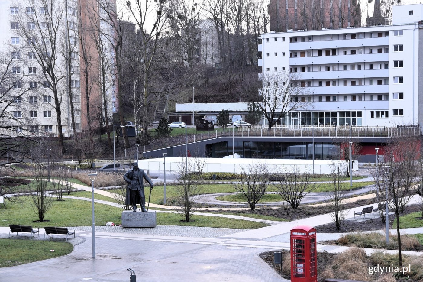 Ślizgawka w Parku Centralnym  fot. Dawid Kowalski Gdynia.pl