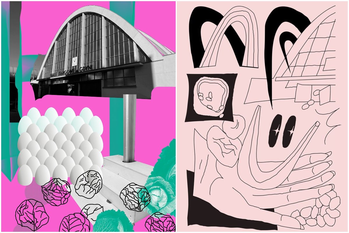 Na zdj. „Halinka”- sitodruk, B2, rok 2021, projekt Anny Witkowskiej i „Halinka”- sitodruk, A2, rok 2020, projekt Very King // mat. G8