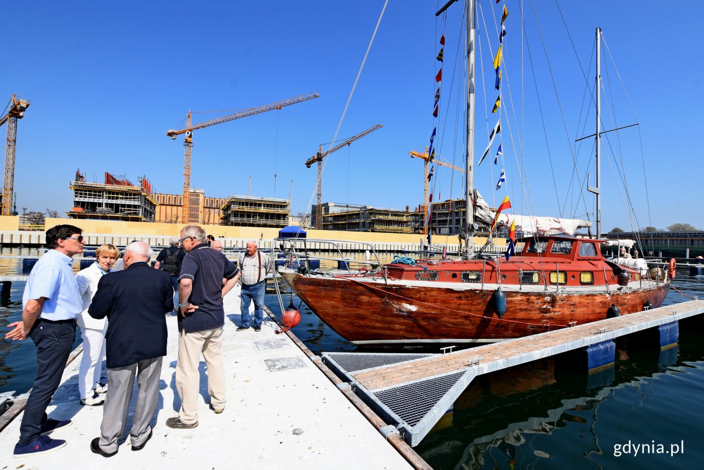 S/Y Legia - pierwszy jacht w nowej Marinie Yacht Park w Gdyni, fot. Kamil Złoch