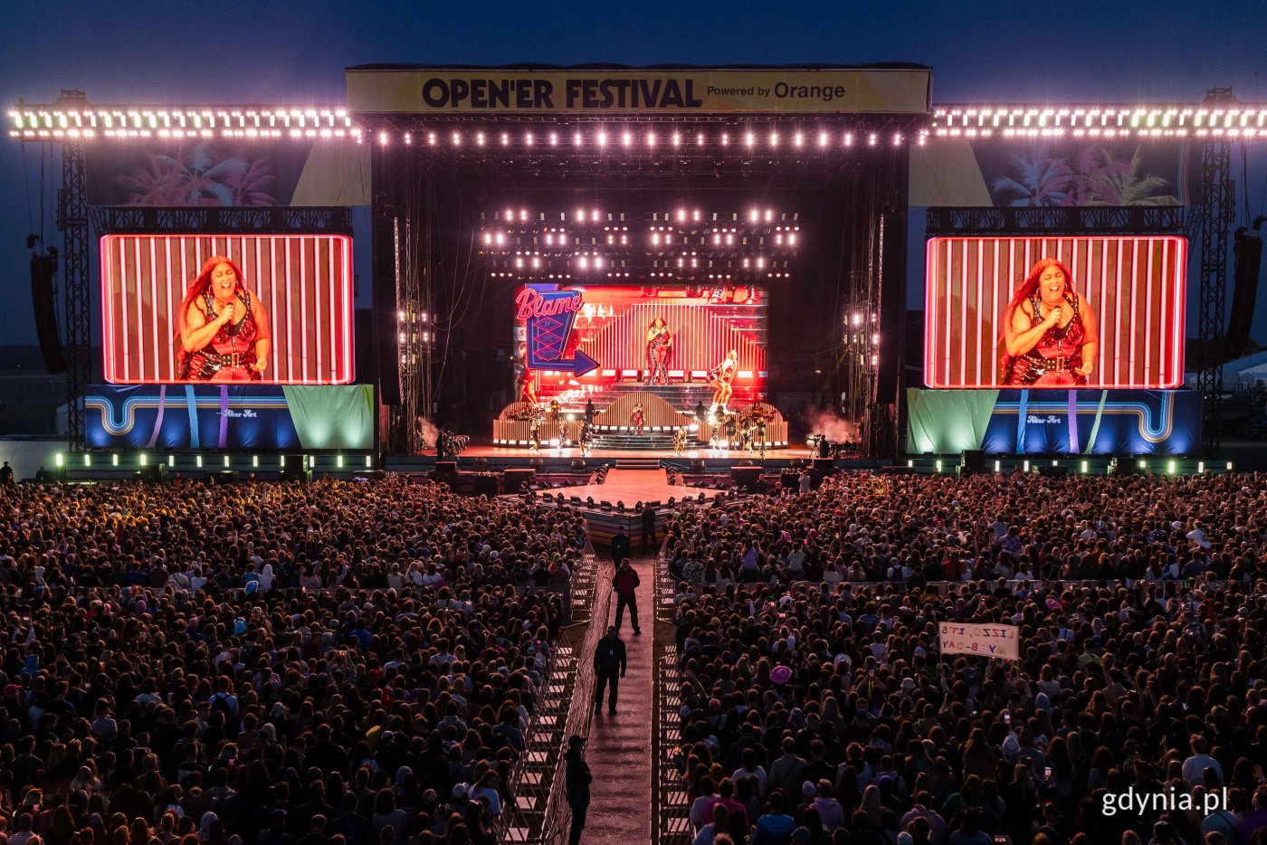 Lizzo była headlinerką pierwszego dnia Open'er Festivalu // fot. Karol Stańczak