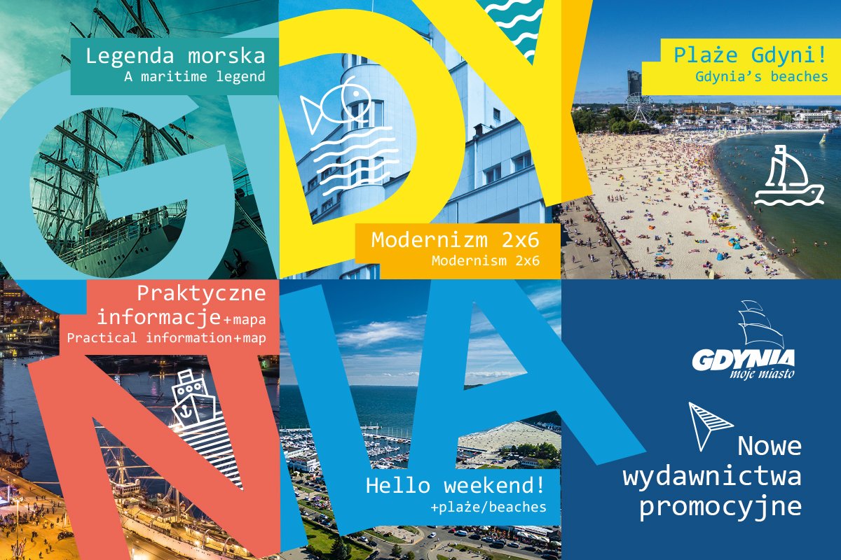 Nowe wydawnictwa dla turystów i gości, odwiedzających Gdynię