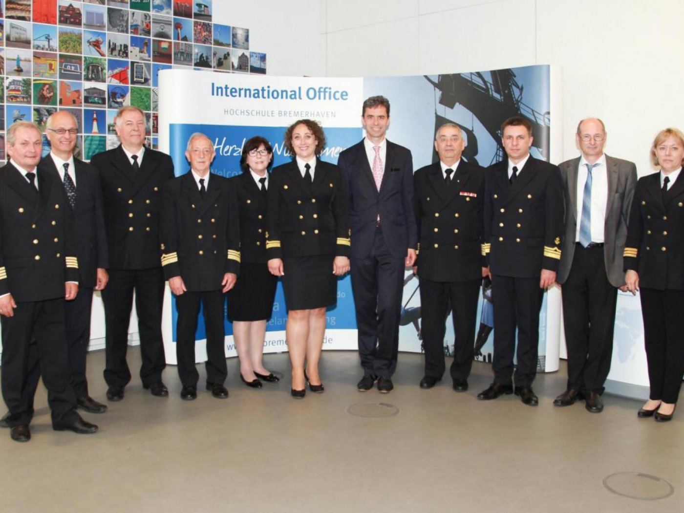 Delegacja naukowców z UMG i  Hochschule Bremerhaven fot. archiwum UMG