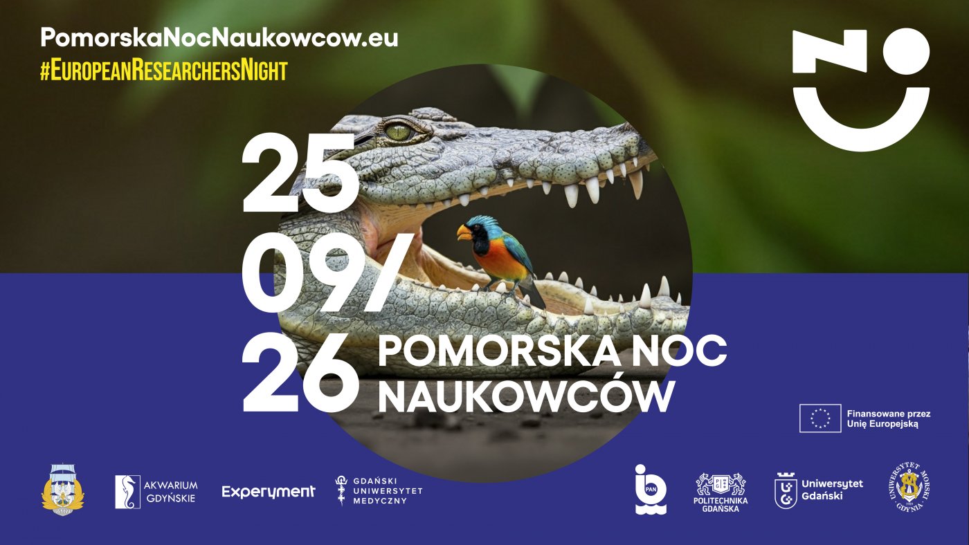 Plakat Pomorskiej Nocy Naukowców w Experymencie