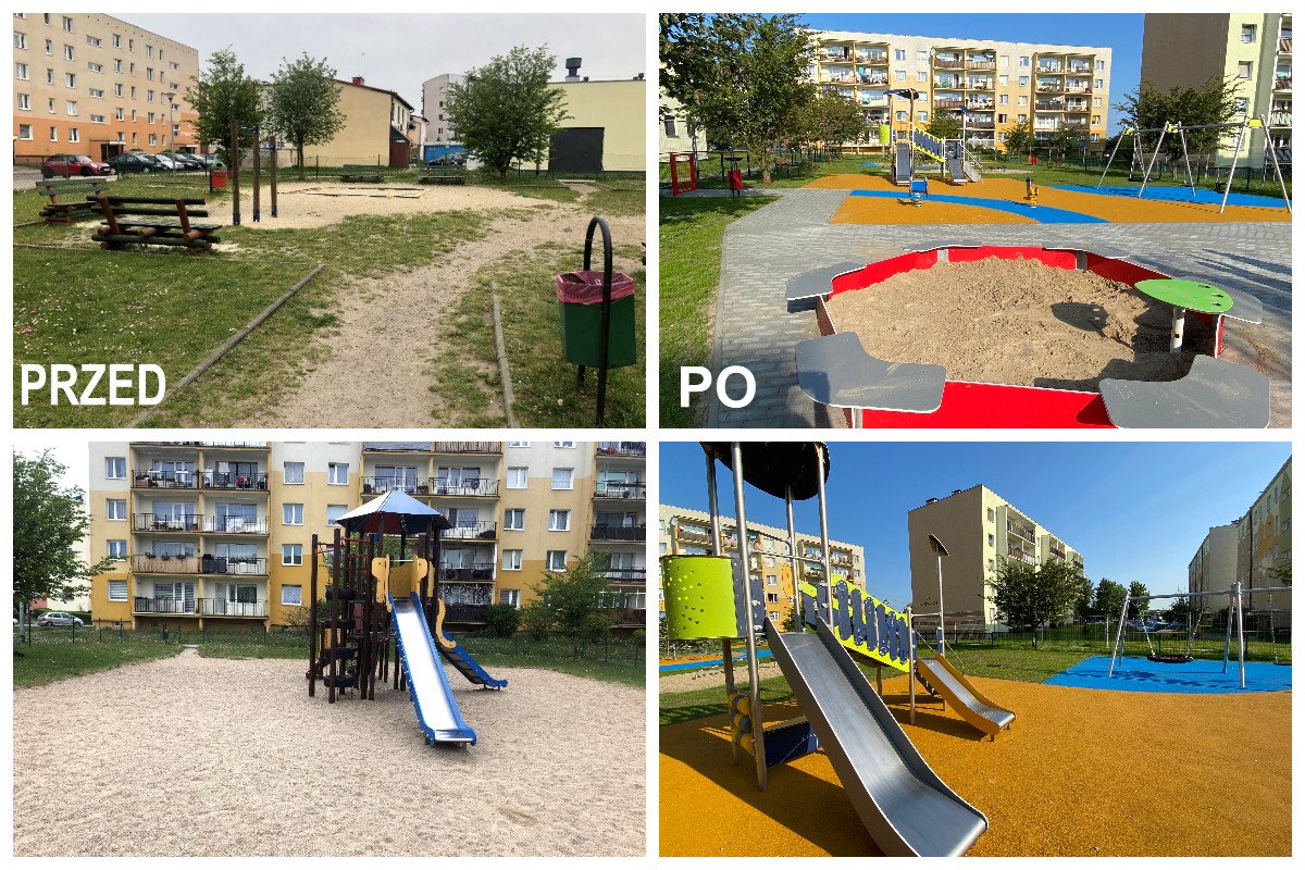 Plac zabaw przy ulicy Romanowskiego został odnowiony w ramach zwycięskiego projektu BO2019 // fot. ZDiZ 