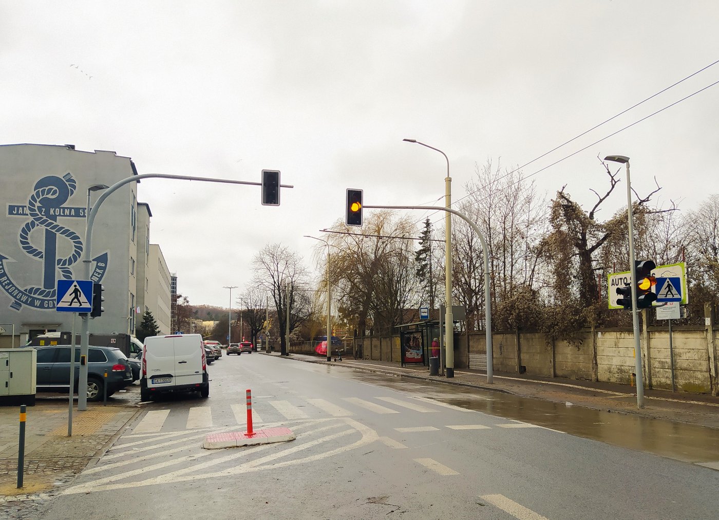 przejście dla pieszych z sygnalizacją świetlną