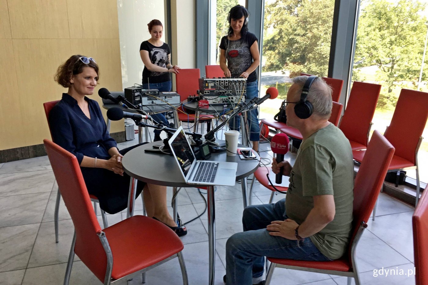 O Ladies' Jazz Festival i o Gdyni rozmawiali w audycji LP Trójka wiceprezydent Gdyni Katarzyna Gruszecka-Spychała oraz Piotr Baron // fot. Paweł Kukla