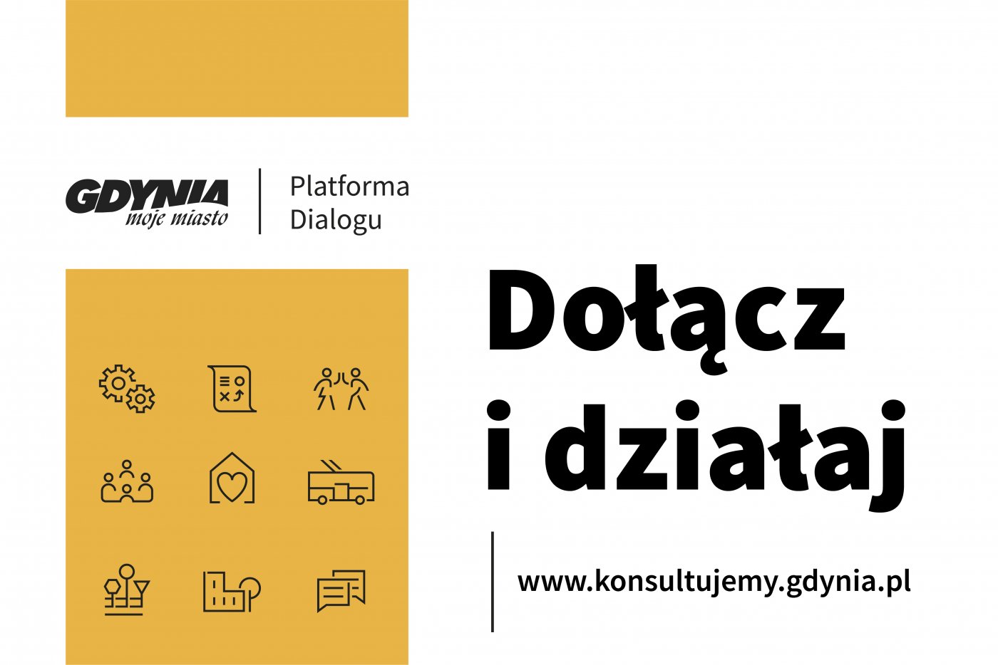 Rejestracja w Gdyńskiej Platofmie Dialogu trwa kilka minut // mat. Laboratorium Innowacji Społecznych