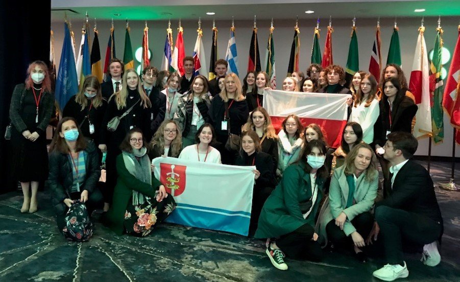 Uczniowie gdyńskiej Trójki uczestniczyli w międzynarodowej konferencji dla uczniów szkół maturalnych w Nowym Jorku // fot. III LO w Gdyni