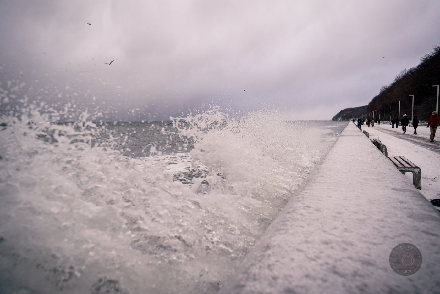 Gdynia w zimowej szacie. Zdjęcie z naszej grupy na FB „Gdynia w obiektywie