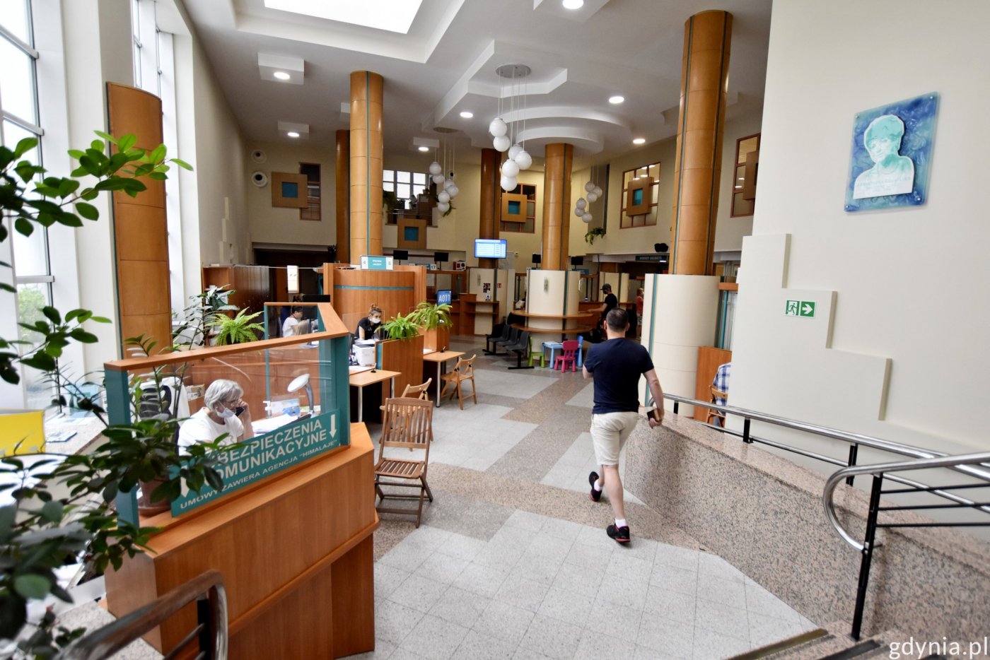 Sala obsługi mieszkańców w Urzędzie Miasta Gdyni // fot. Paweł Kukla