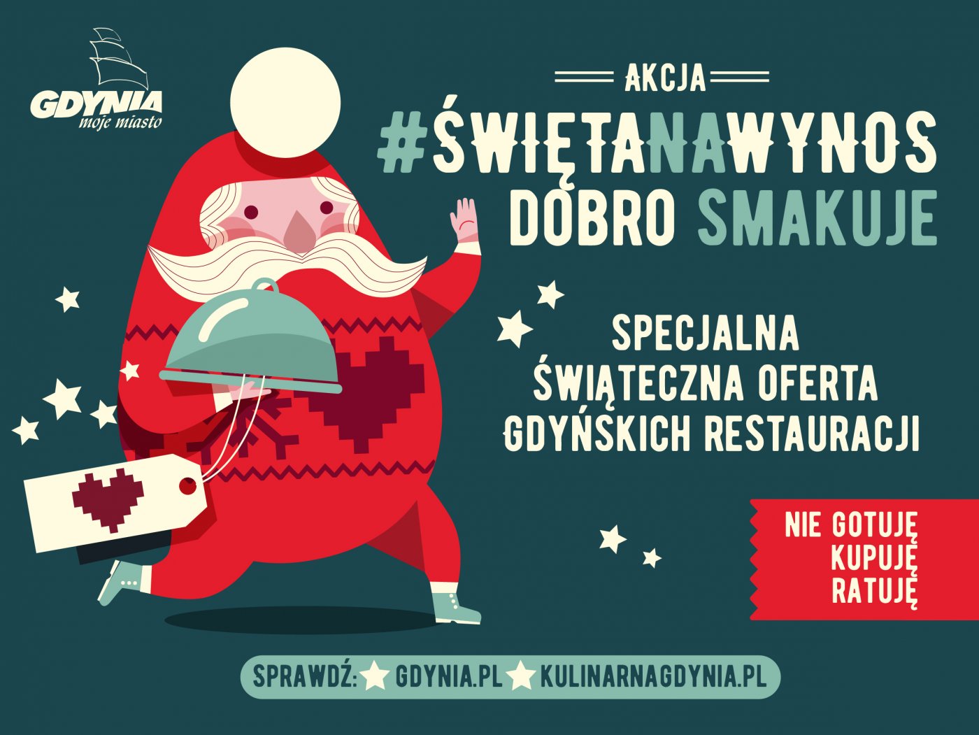 Akcja Miasta Gdynia i gdyńskich restauratorów #ŚwiętaNaWynos - dobro smakuje