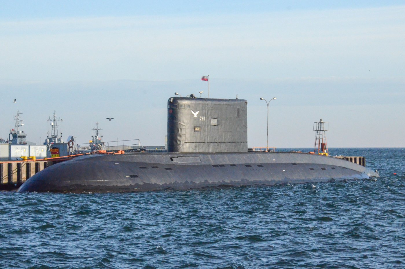 ORP Orzeł po szkoleniu wrócił do Portu Wojennego Gdynia, fot. kmdr ppor. Radosław Pioch / 3.FO