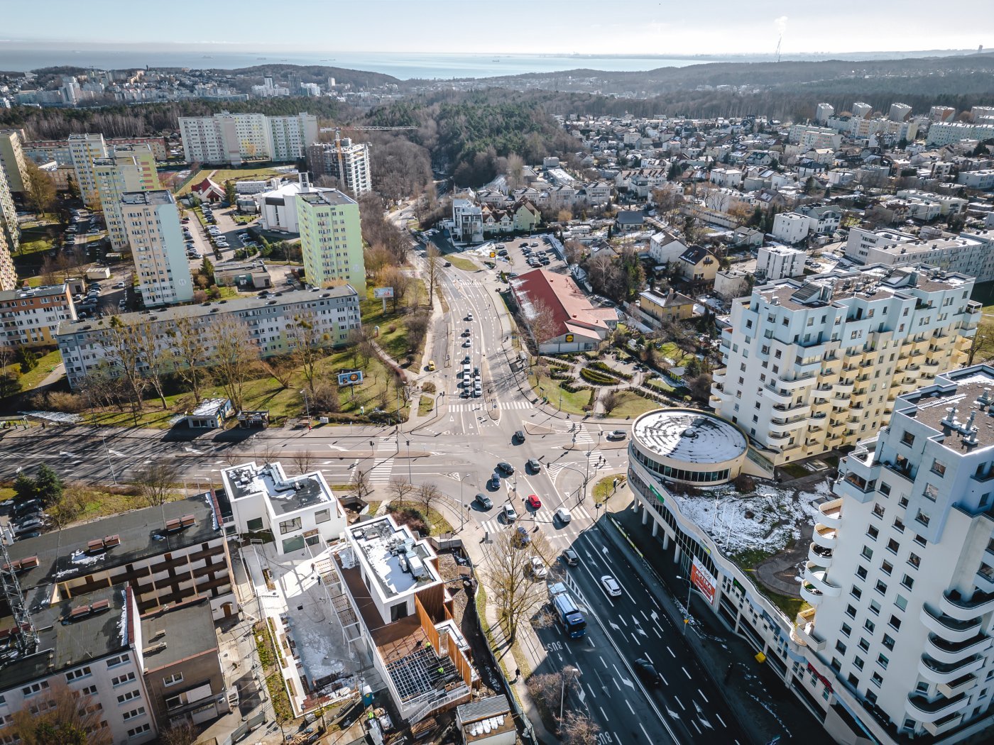 Rozbudowa ul. Chwarznieńskiej – nowa organizacja ruchu // T.Kamiński