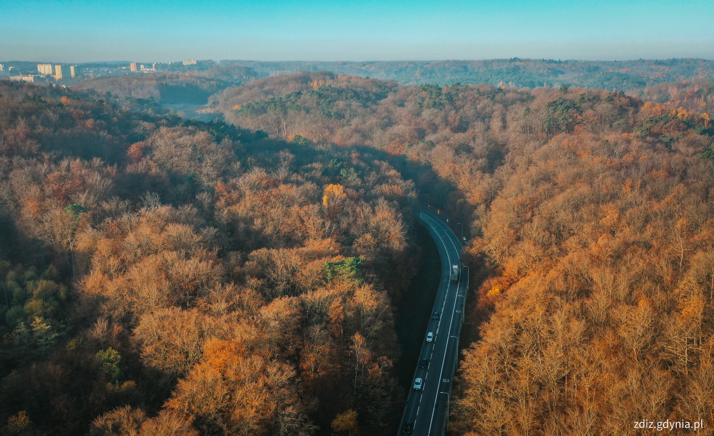 Od 22 listopada ulica Kielecka będzie jednokierunkowa, w kierunku Witomina (fot. Marcin Mielewski, ZDiZ Gdynia)