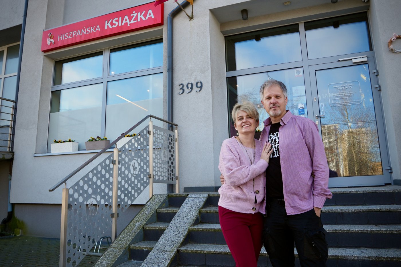 Liliana Poszumska i Arkadiusz Wójcik, właściciele Centrum Języka Hiszpańskiego „La Mancha” // fot. materiały Gdyńskiego Centrum Wspierania Przedsiębiorczości