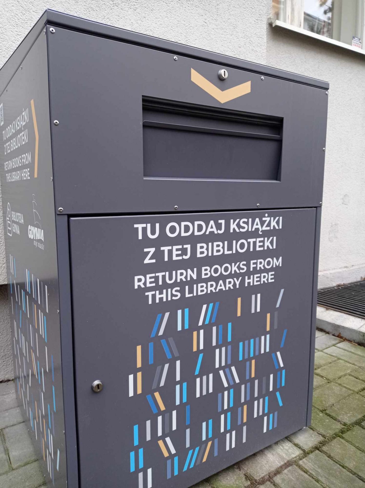 Ostatnia wrzutnia pojawi się przy Bibliotece Oksywie już na początku tego roku. Fot. Biblioteka Gdynia/FB