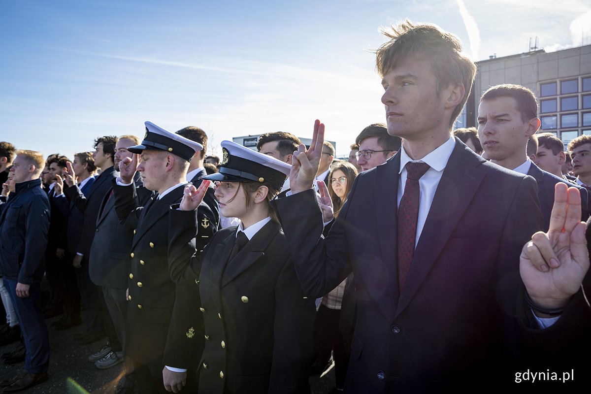 Ślubowanie studentów I roku podczas inauguracji roku akademickiego UMG. Fot. Przemysław Kozłowski
