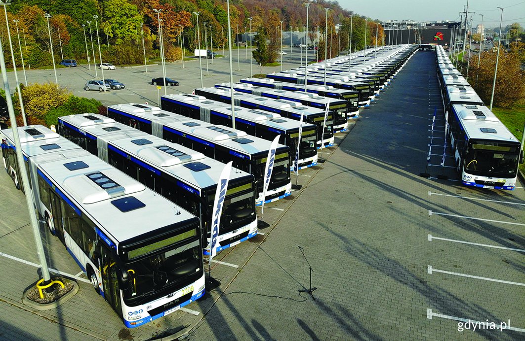 55 nowoczesnych i ekologicznych autobusów trafiło do Gdyni // fot. Michał Puszczewicz 
