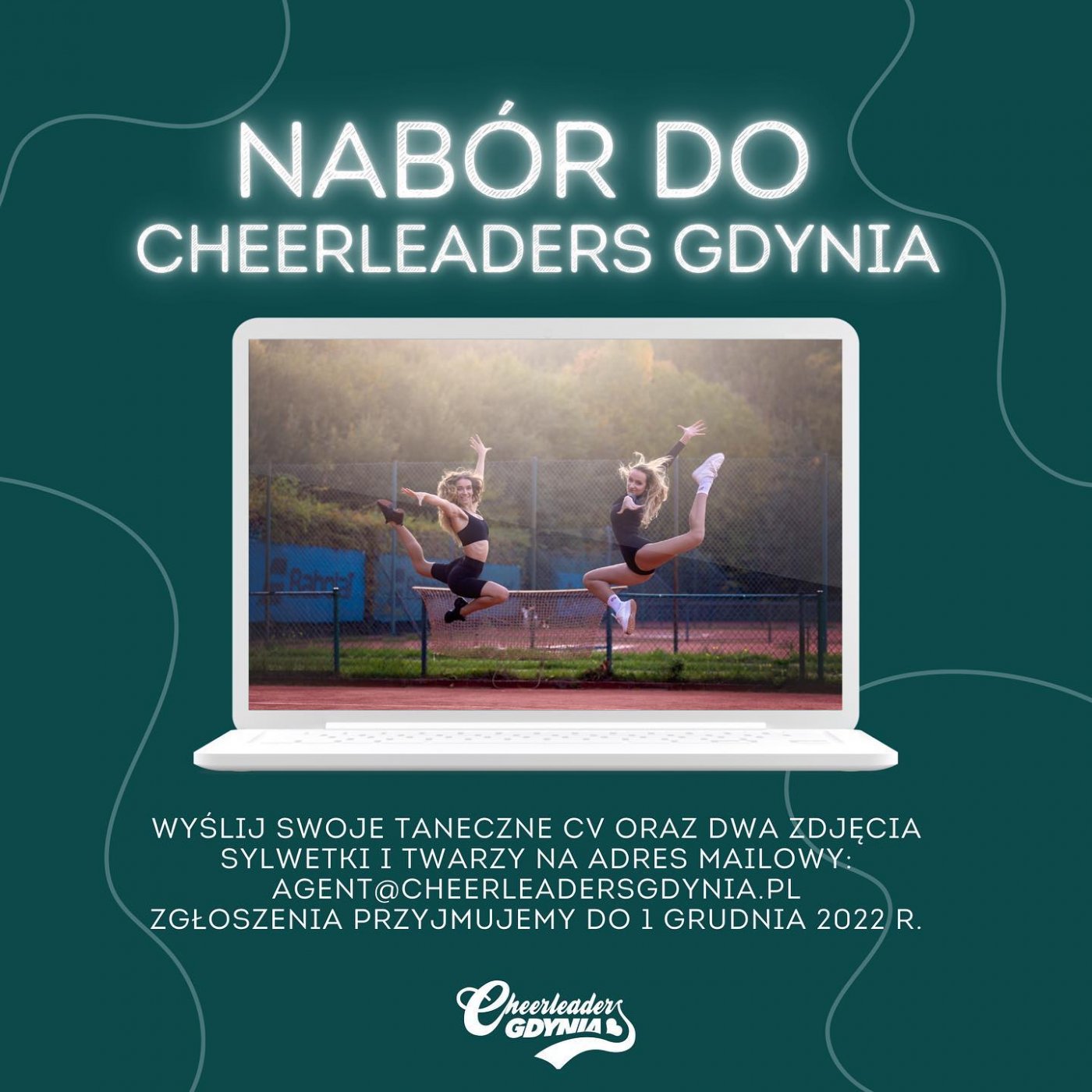 Grafika promująca nabór do Cheerleaders Gdynia // fot. facebook.com/CheerleadersGdynia / materiały prasowe