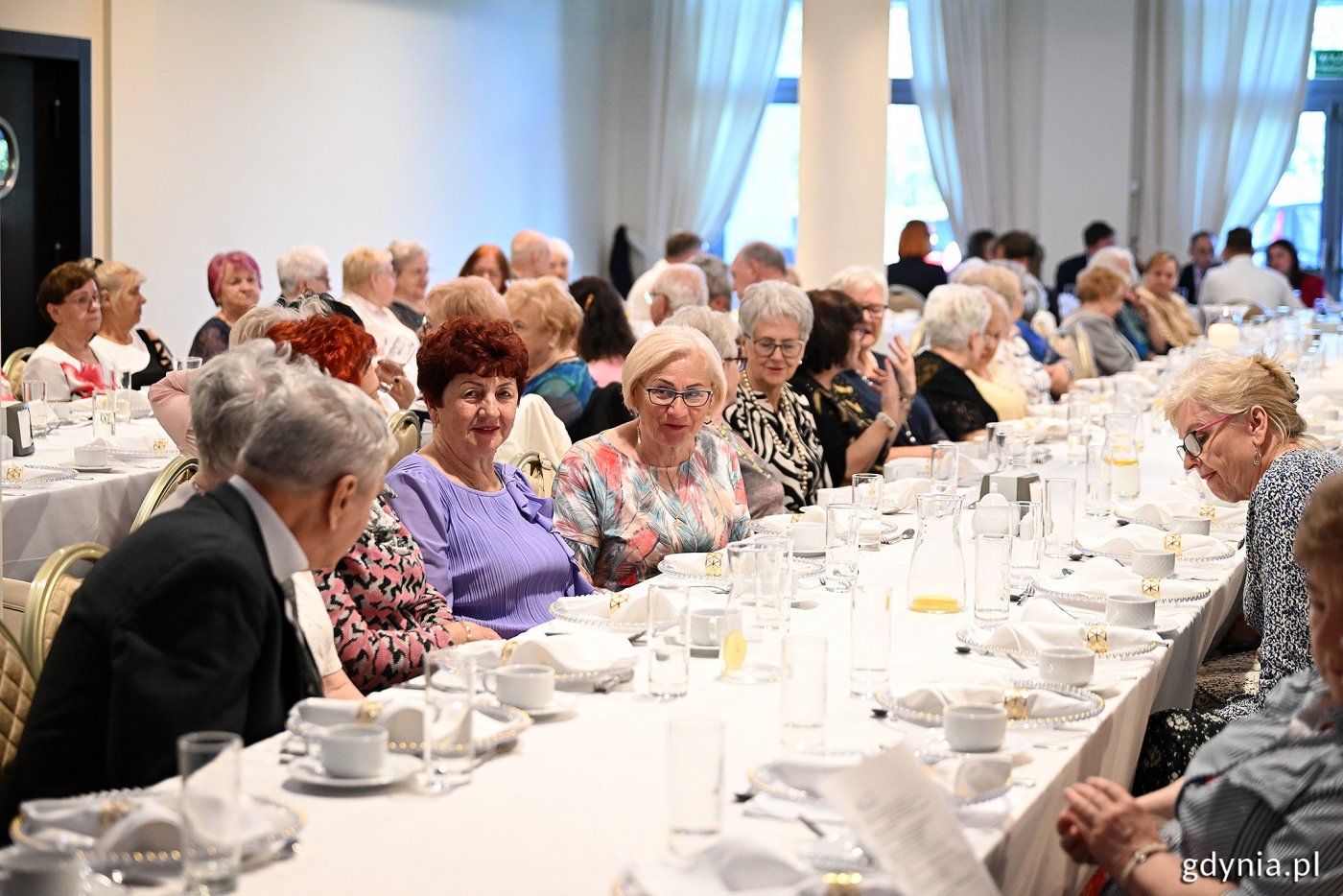 Spotkanie integracyjne gdyńskich seniorów w Hotelu Faltom Gdynia (fot. Michał Puszczewicz)