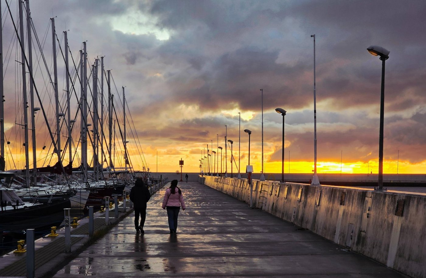 Gdynia już mocno jesienna. Zdjęcie z naszej grupy na FB „Gdynia w obiektywie