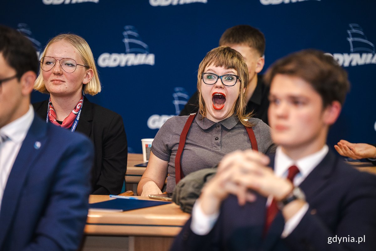 Na zdjęciu zaskoczona Zuzanna Rybikowska / fot. Mateusz Dietrich