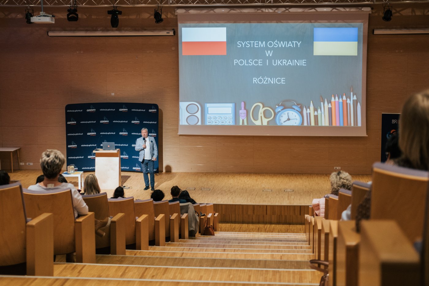 Dyrektor Wojciech Jankowski z GODN mówił o wyzwaniach jakie stoją przed polską oświatą // fot. Filip Śmigielski