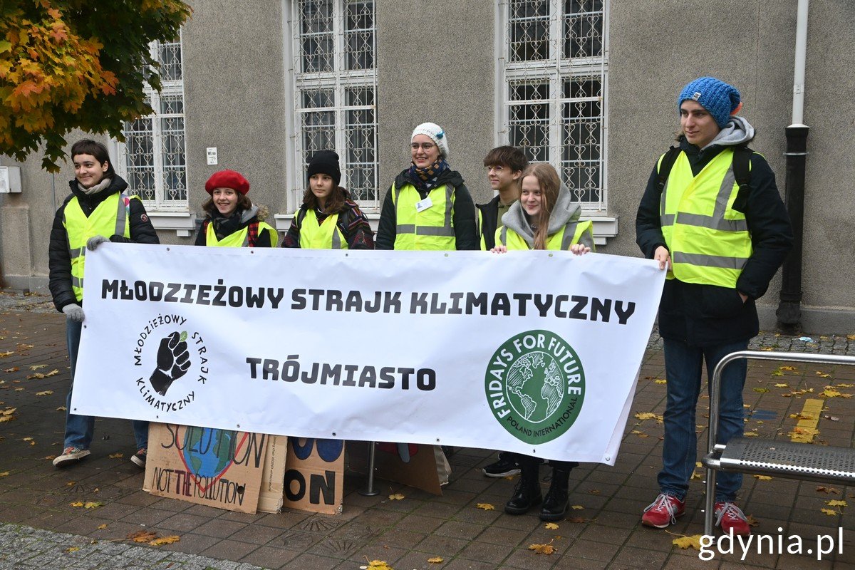 Młodzieżowy Strajk Klimatyczny w Gdyni, fot. Magda Śliżewska
