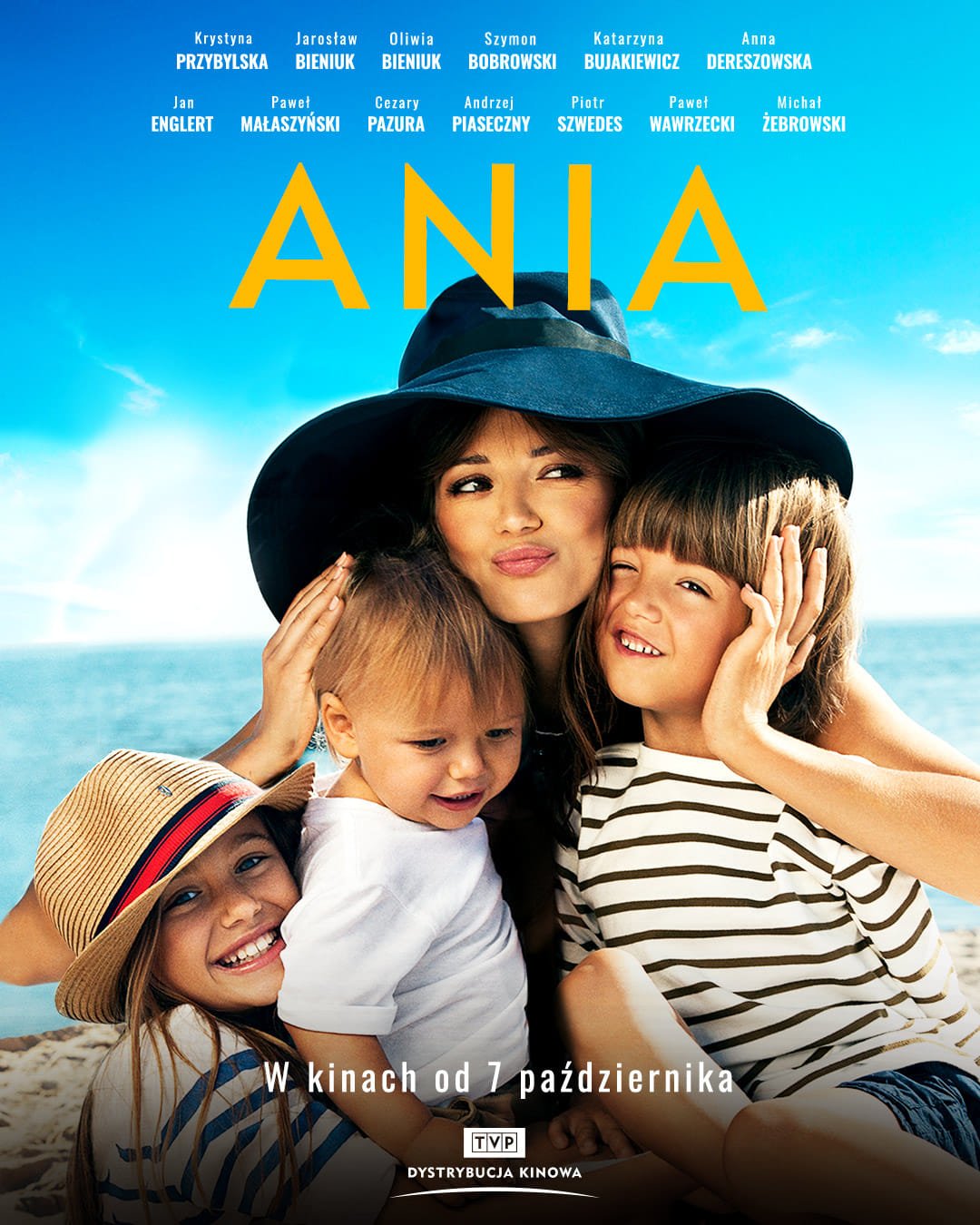 Premiera filmu 7 października. Na zdj. Anna Przybylska z dziećmi  // mat. prasowe