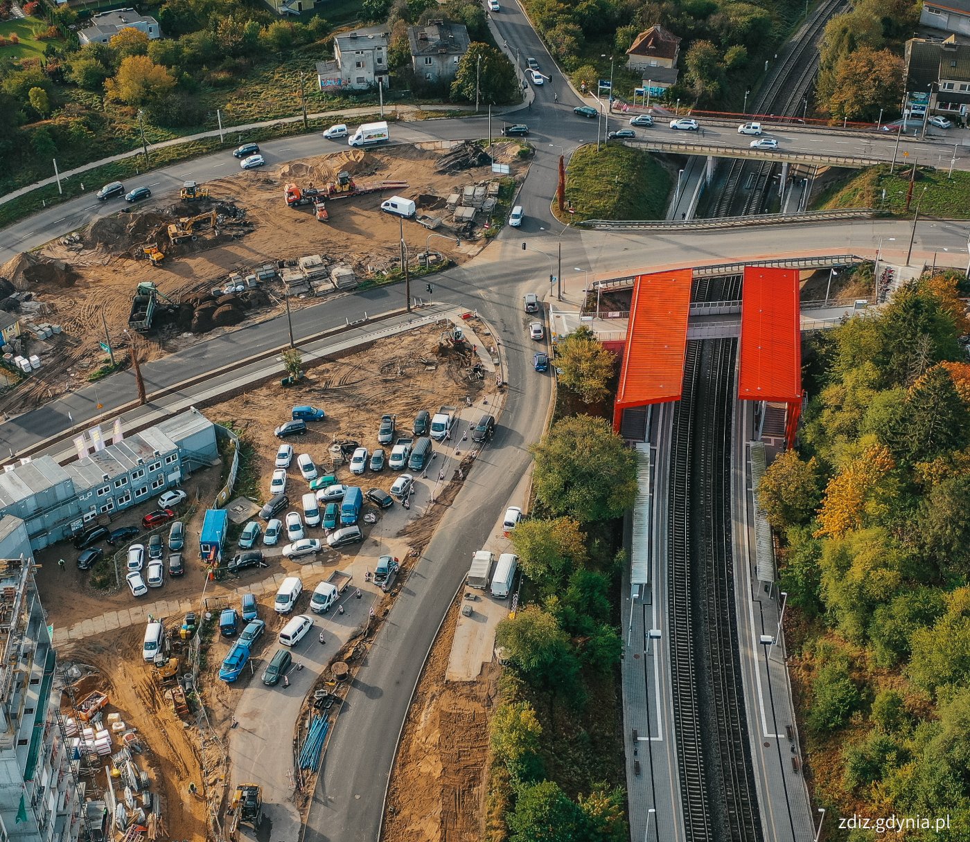 Widok z góry na ulice Strzelców i Sopocką (fot. Marcin Mielewski, zdj. archiwalne)