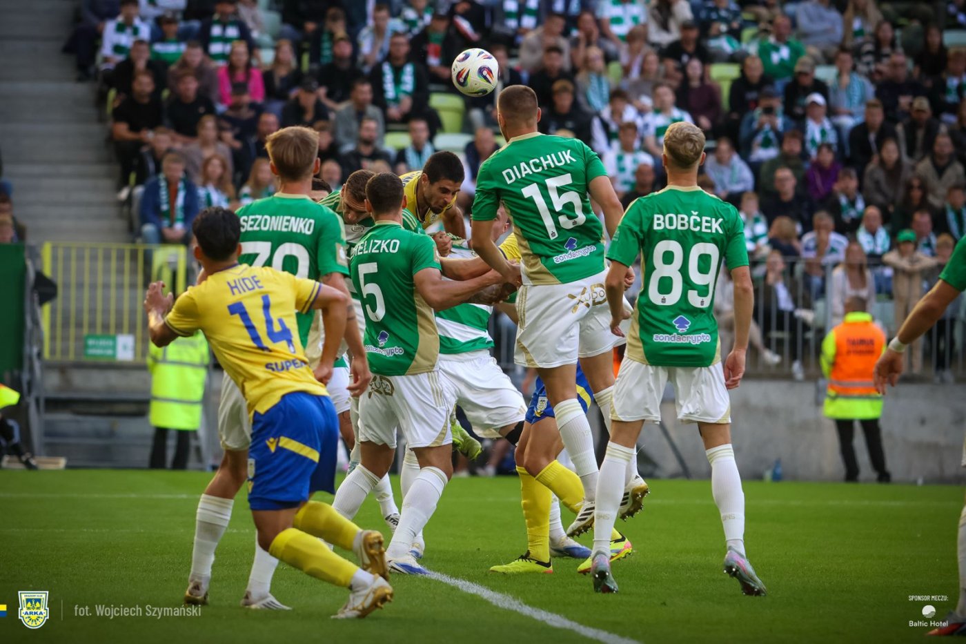 Wczorajsze derby to emocje do ostatnich minut (fot. Wojciech Szymański, Arka Gdynia)