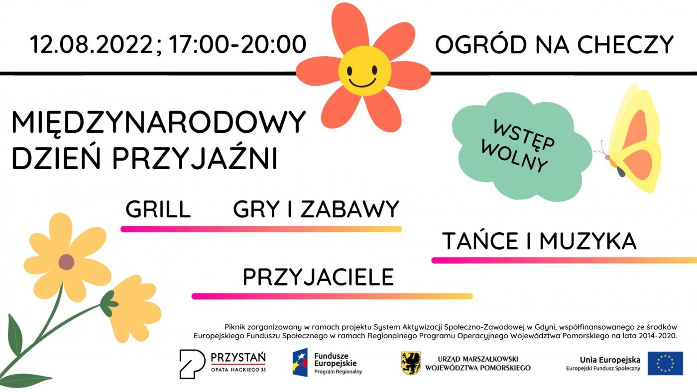 Piknik w ramach Międzynarodowego Dnia Przyjaźni odbędzie się w piątek, 12 sierpnia w Ogrodzie na Checzy // materiały Laboratorium Innowacji Społecznych