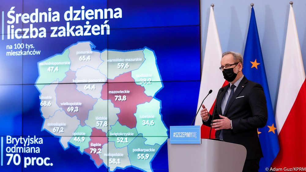 Na zdjęciu minister zdrowia Adam Niedzielski // fot. Adam Guz (materiały Kancelarii Prezesa Rady Ministrów)