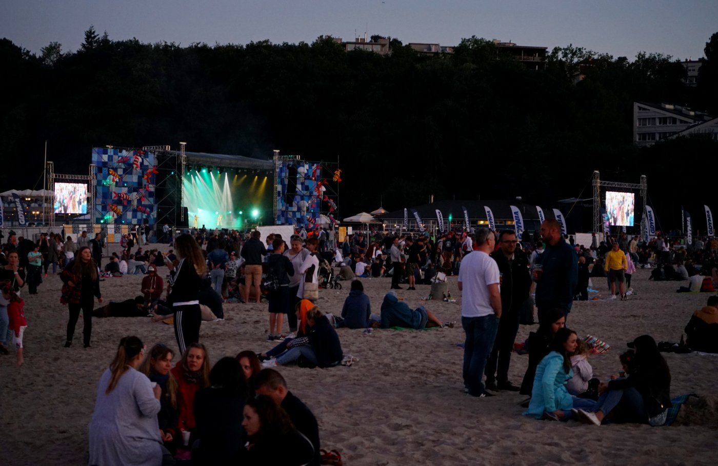 Cudawianki jak co roku zapełniły plażę w Śródmieściu, fot. Kamil Złoch