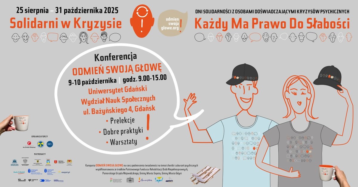 Centrum Samopomocy prowadzi kampanię Odmień Swoją Głowę. . (Materiały Centrum Samopomocy w Gdyni)