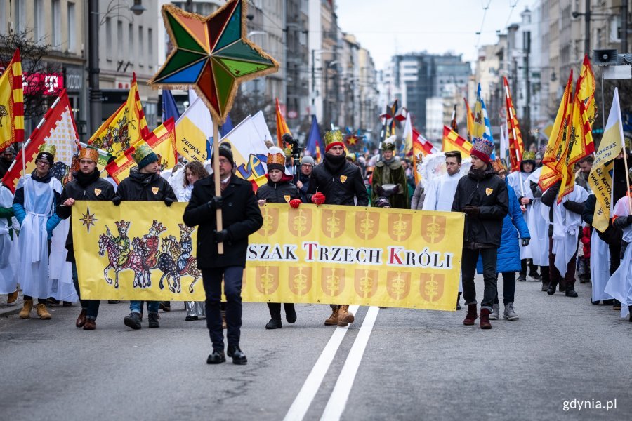 Orszak Trzech Króli w Gdyni 2019 // fot. Dawid Linkowski 
