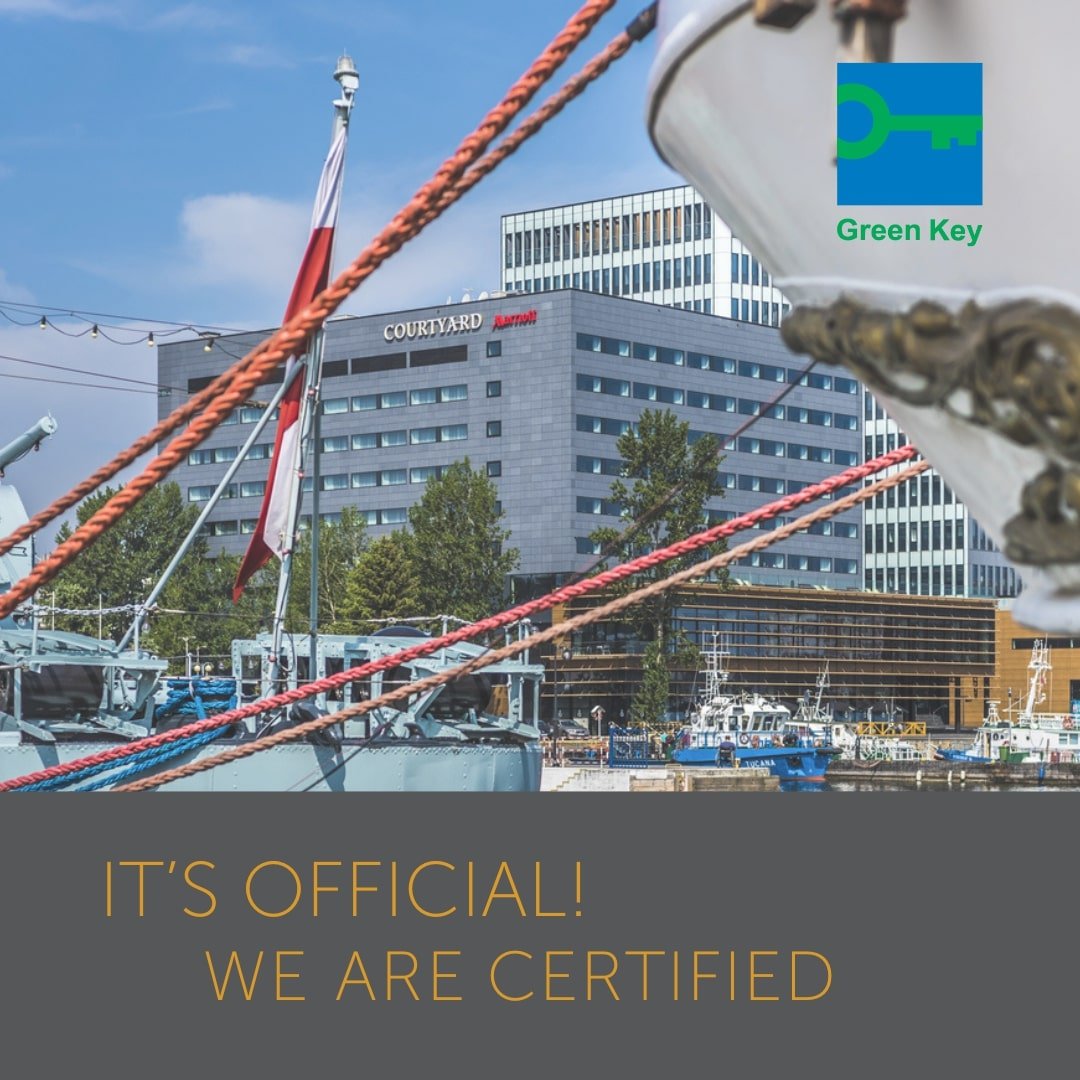 Courtyard by Marriott Gdynia Waterfront z międzynarodowym certyfikatem Green Key (mat. hotelu)