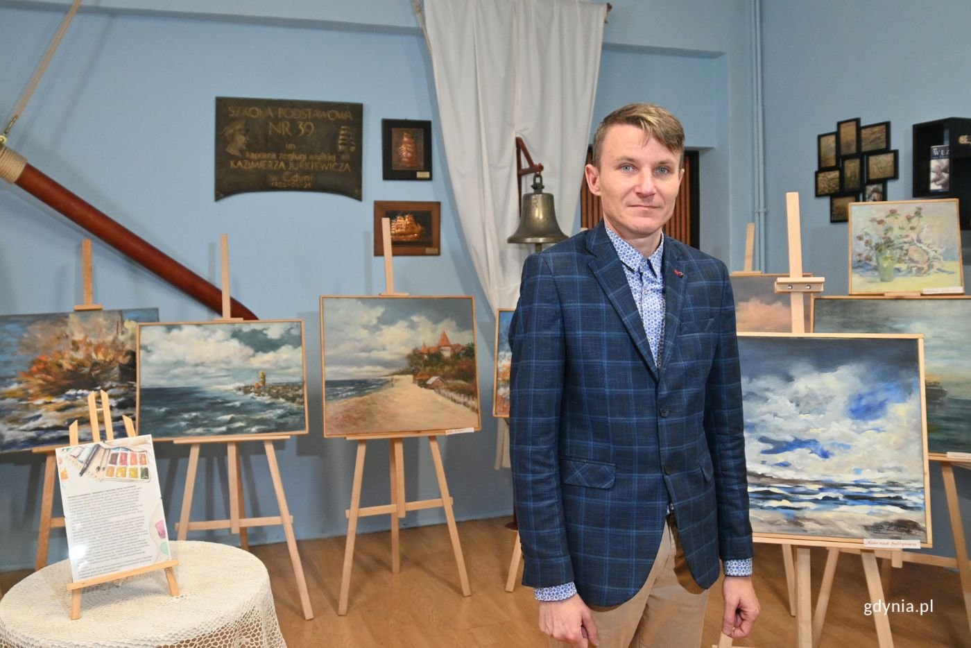 Bartosz Chyś, dyrektor Szkoły Podstawowej nr 39 (fot. Magdalena Starnawska)