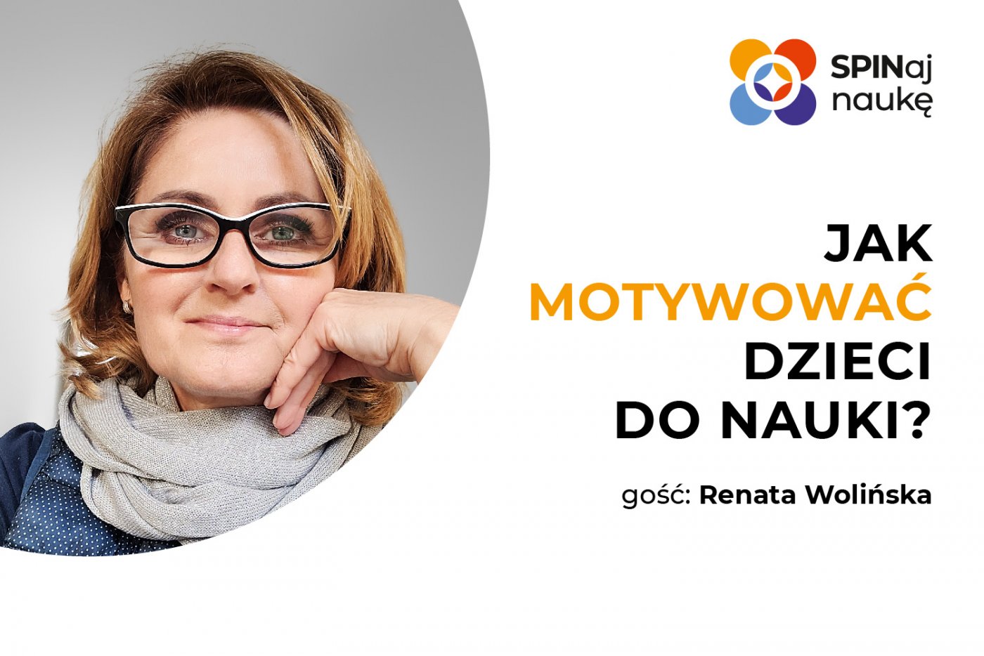 Na grafice widać zdjęcie prowadzącej webinar, Renaty Wolińskiej.