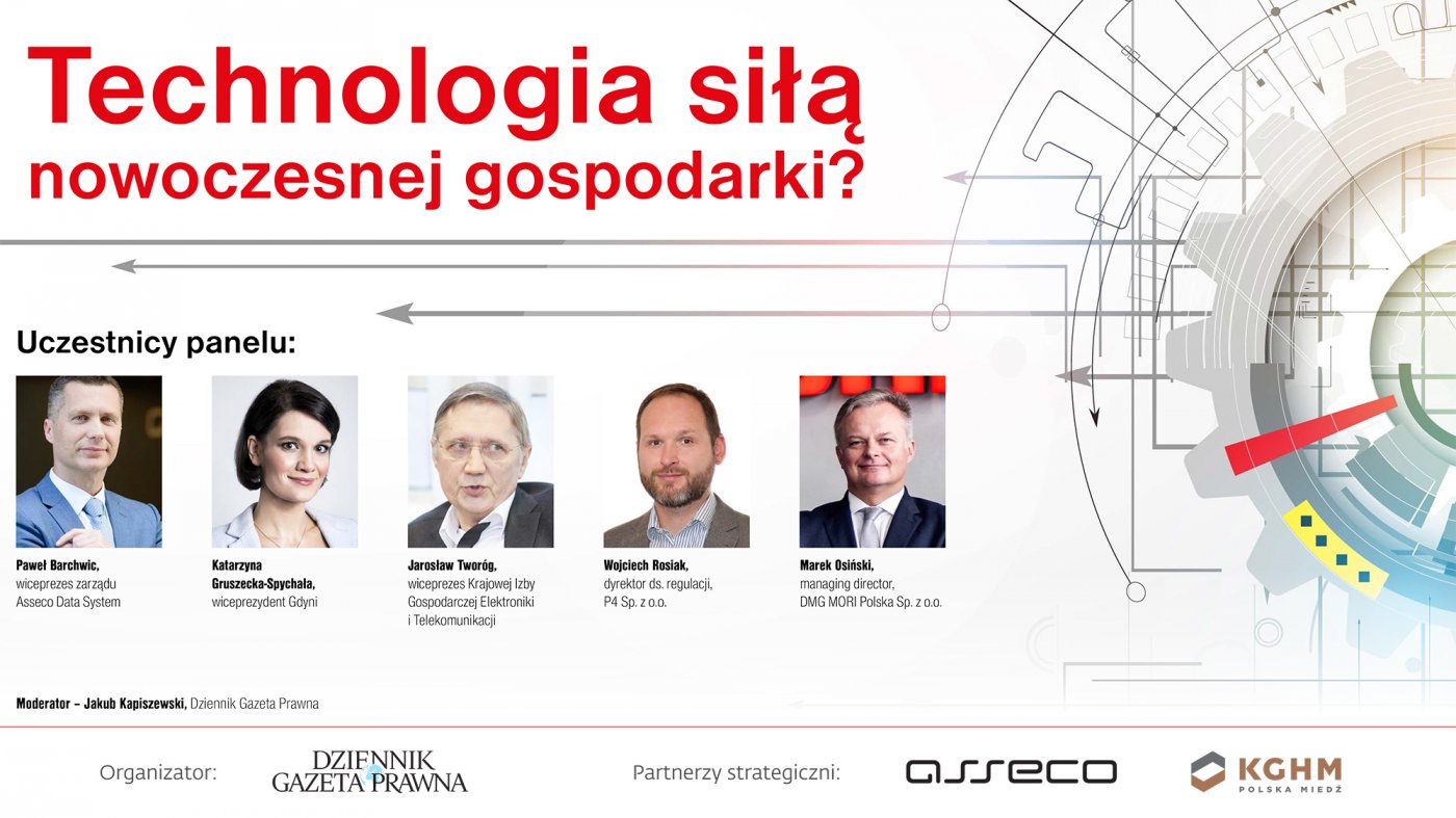 Plansza panelu Technologia siłą nowoczesnej gospodarki //mat. pras. DGP