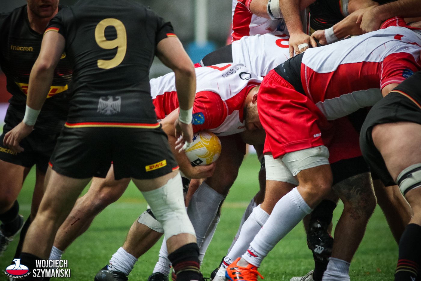 W ostatniej potyczce z reprezentacją Niemiec Polacy wyszli w Gdyni obronną ręką  // fot. Wojciech Szymański/Polski Związek Rugby