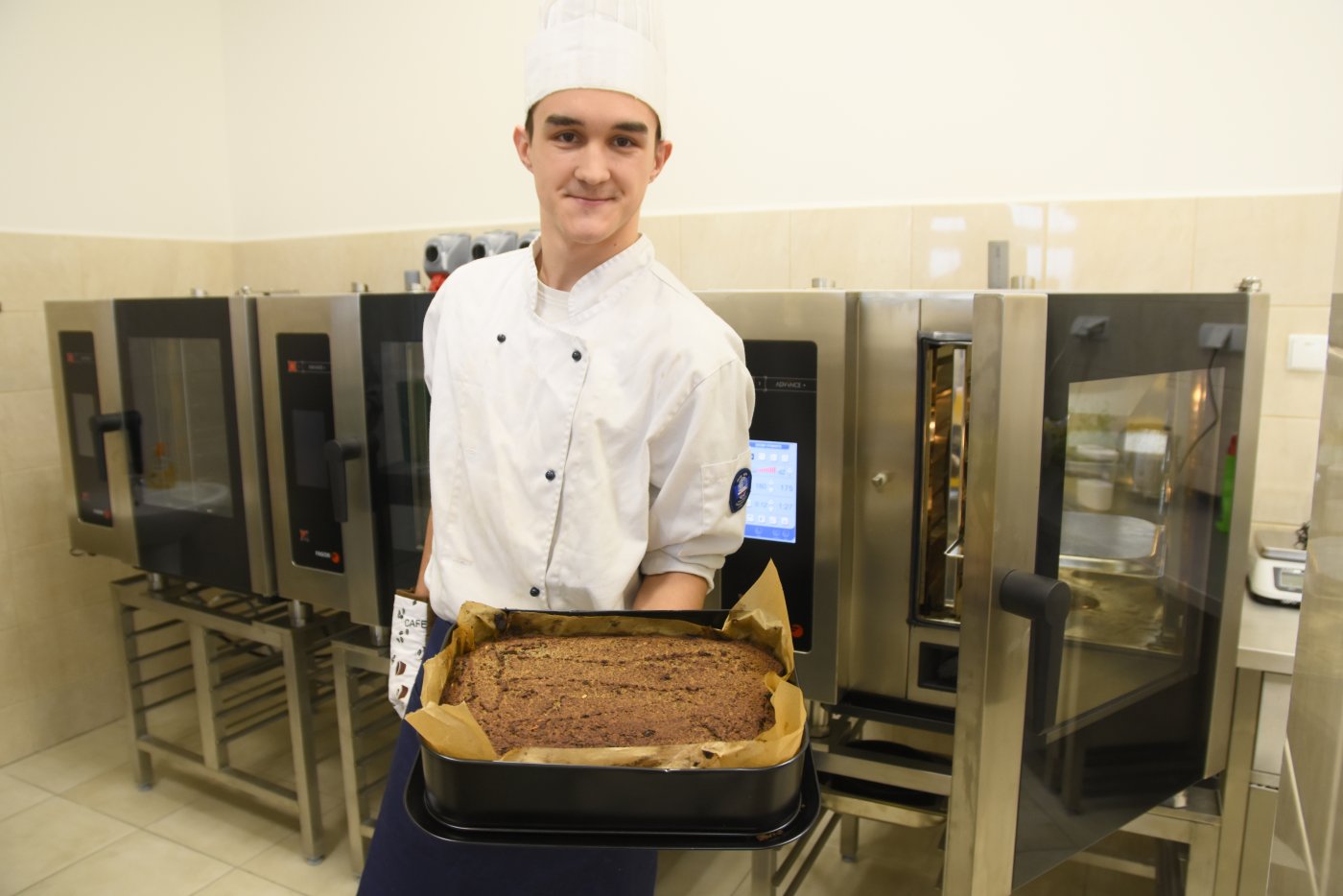 Uczeń Technikum Gastronomicznego w Gdyni, fot. Jan Ziarnicki