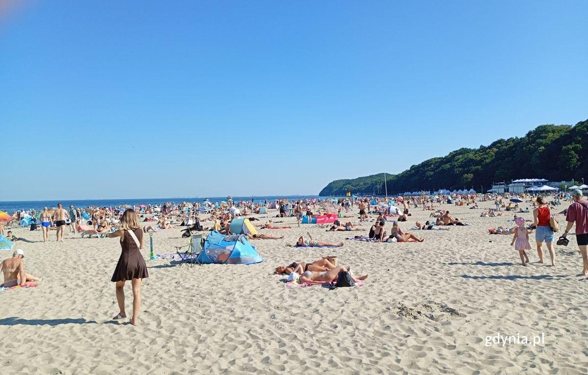 Plaża w Śródmieściu (fot. Waldemar Ulanowski) 