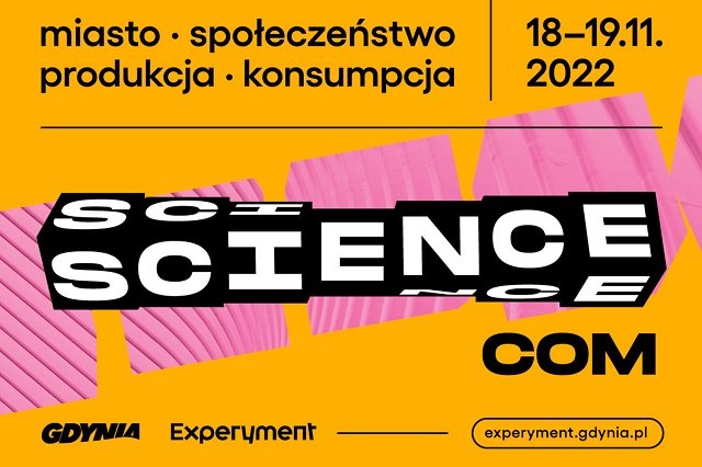 Grafika ilustracyjna ScienceCom 2022. Materiały prasowe Centrum Nauki Experyment. 