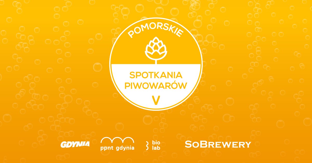 Logo wydarzenia Pomorskie Spotkania Piwowarów. fot. PPNT Gdynia