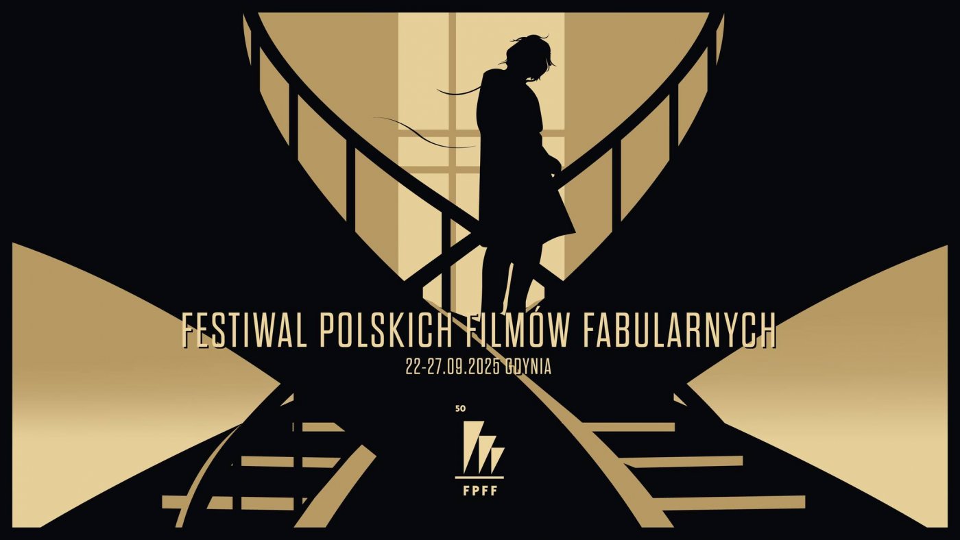 Plakat 50. Festiwalu Polskich Filmów Fabularnych autorstwa Oli Jasionowskiej (mat. prasowe FPFF)