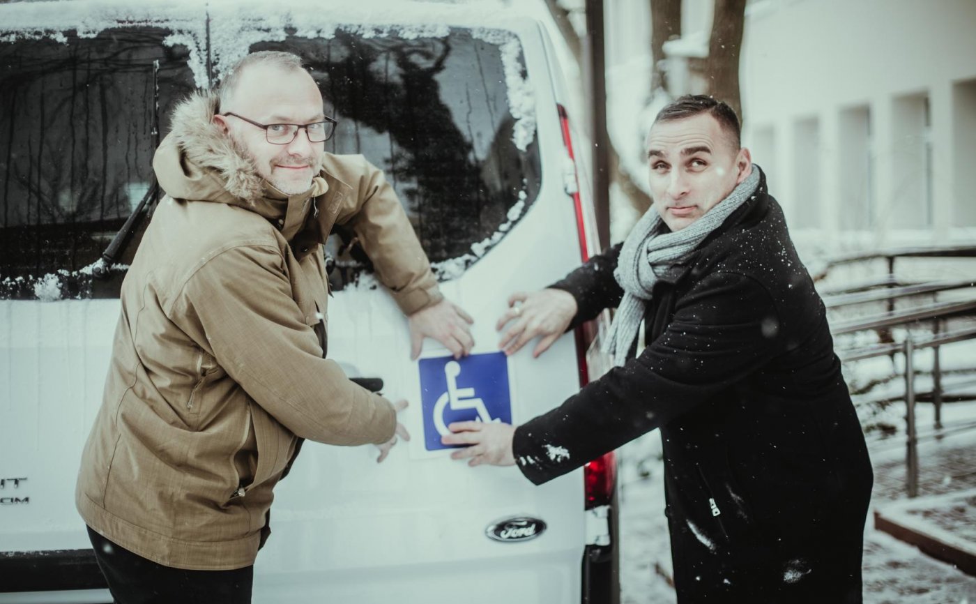 Michał Guć, wiceprezydent Gdyni ds. innowacji i Dariusz Majorek, dyrektor Oddziału Pomorskiego PFRON, fot. Gaba Kucz