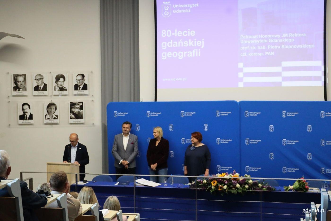 Jubileusz 80-lecia Wydziału Oceanografii i Geografii oraz Instytutu Geografii Społeczno-Ekonomicznej i Gospodarki Przestrzennej Wydziału Nauk Społecznych Uniwersytetu Gdańskiego (fot. Magdalena Starnawska)