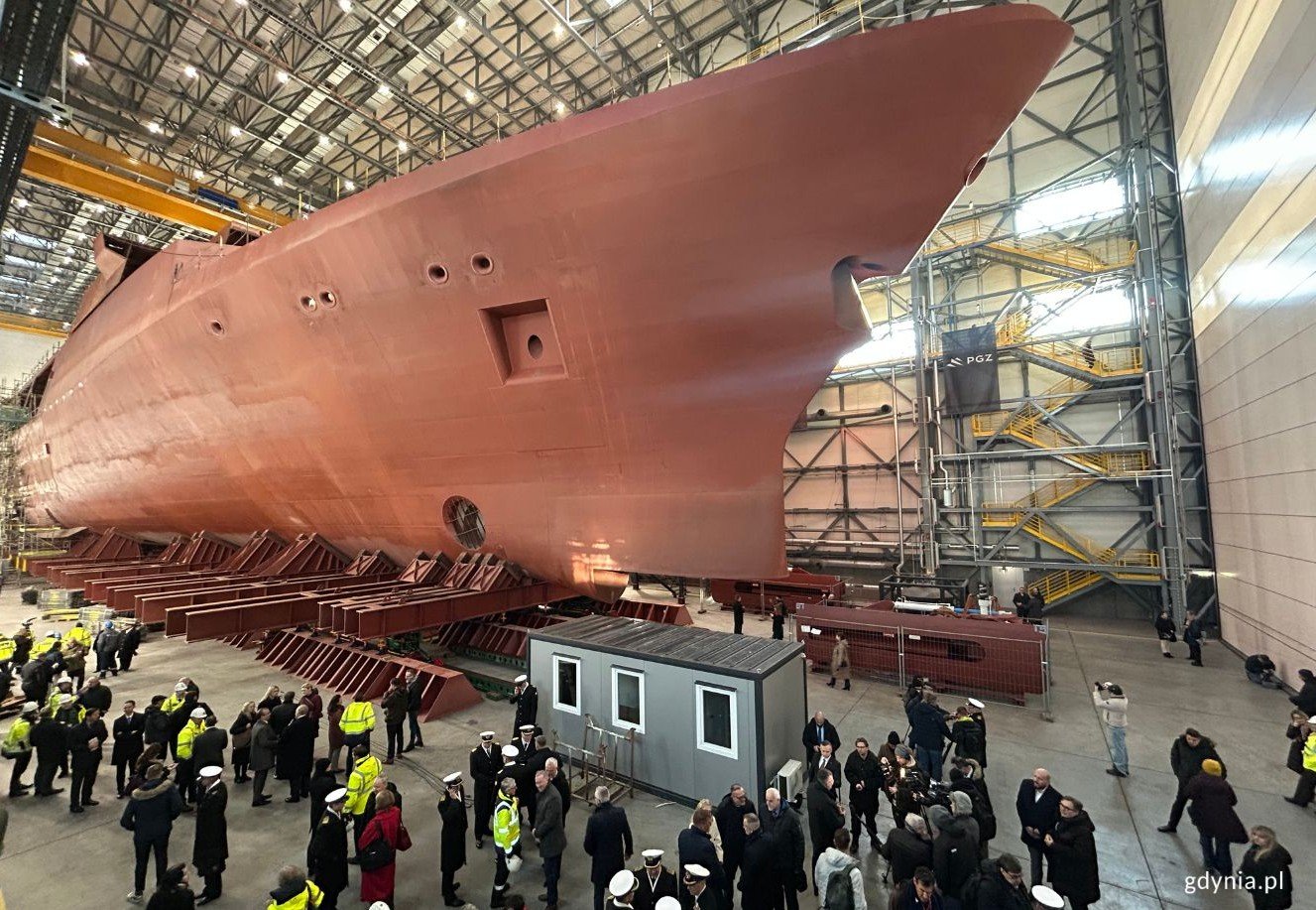 ORP „Burza” zostanie przekazany Marynarce Wojennej w 2030 roku (fot. Magdalena Starnawska)